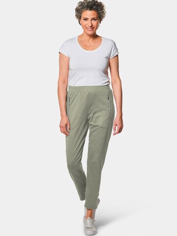 Goldner Regular Hose in Grün