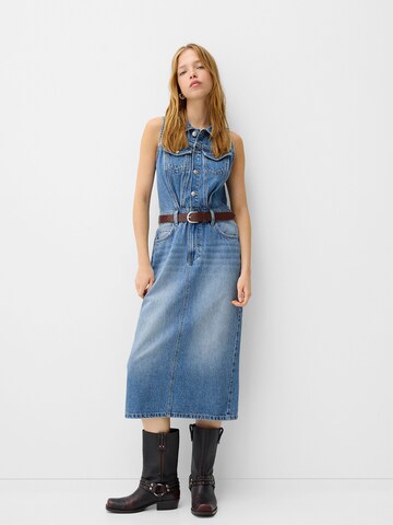 Bershka Kleid in Blau: Vorderseite