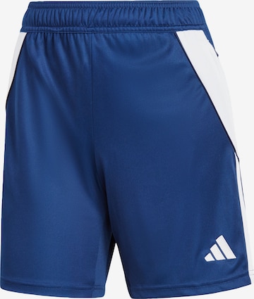 ADIDAS PERFORMANCE Sporthose'Tiro 24' in Blau: Vorderseite