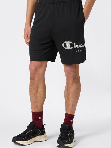 Champion Authentic Athletic Apparel regular Sportsbukser i sort: forside
