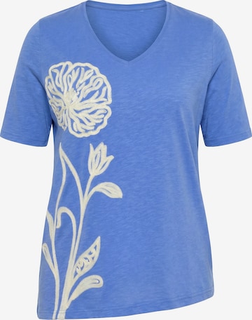 Ulla Popken Shirt in Blue: front
