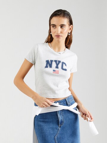 HOLLISTER Μπλουζάκι σε γκρι: μπροστά