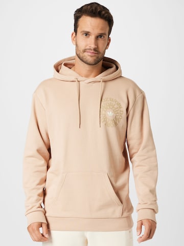 ADIDAS ORIGINALS Sweatshirt 'Graphic Ozworld' in Beige: predná strana