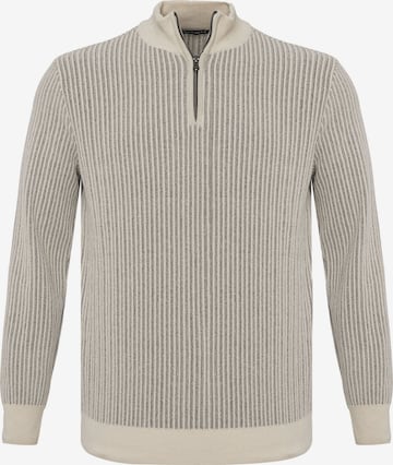 Pull-over CIPO & BAXX en beige : devant