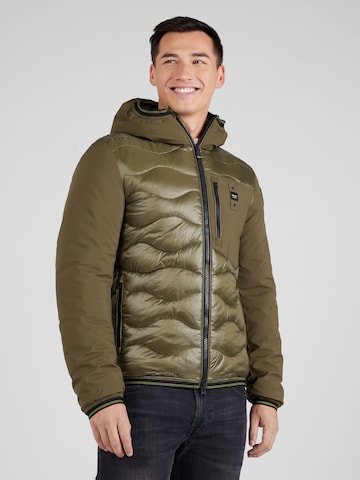 Blauer.USA Winter Jacket in Green: front