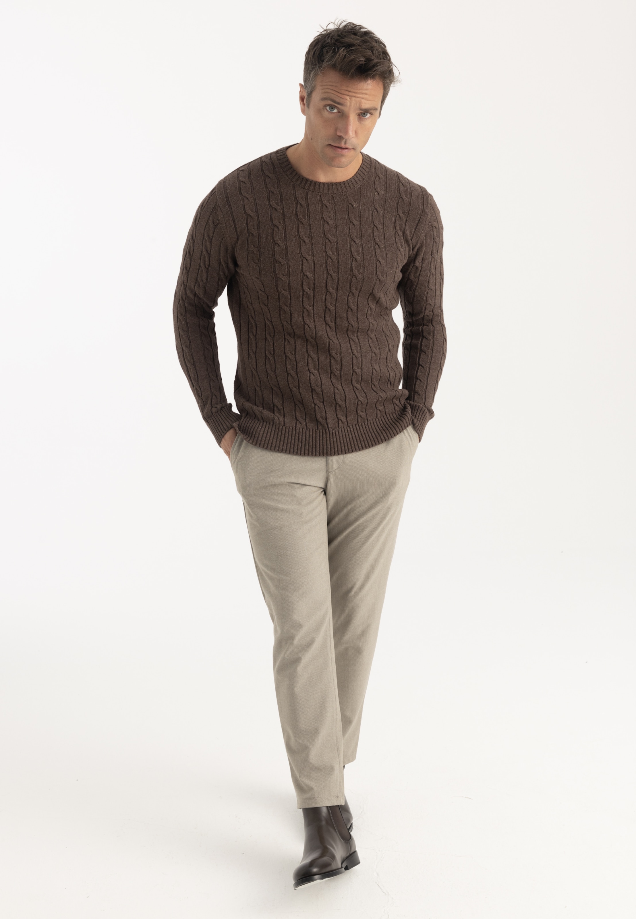 Felix Hardy Pullover i brun