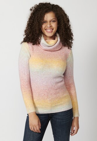 KOROSHI Pullover in Mischfarben