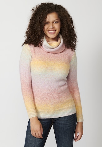 KOROSHI Pullover in Mischfarben