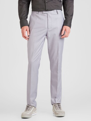 Regular Pantalon à plis TOPMAN en bleu : devant