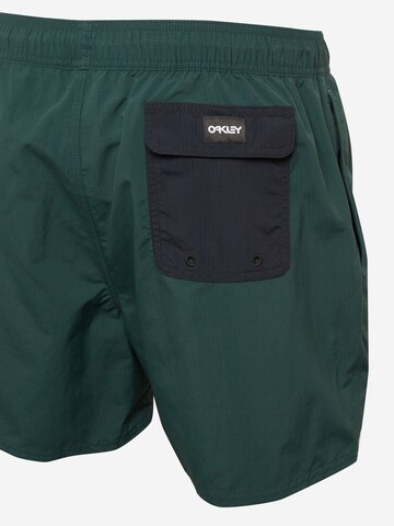 OAKLEY Swimming Trunks 'ALL DAY' in Green