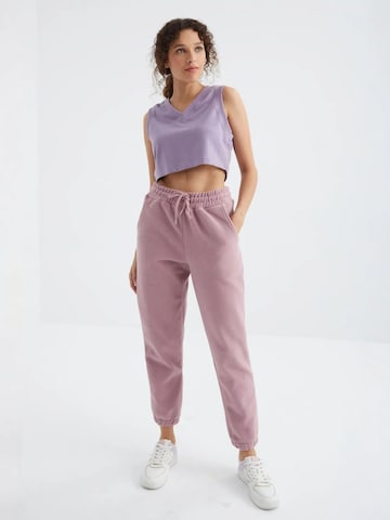 Regular Pantalon de sport Tommy Life en violet