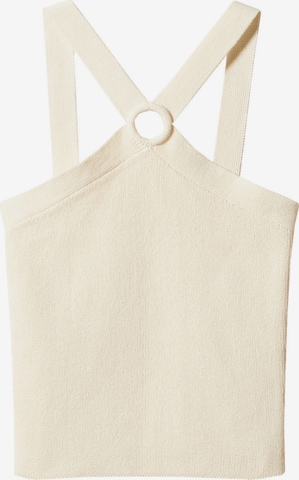 Tops en tricot 'THIAGO' MANGO en beige : devant