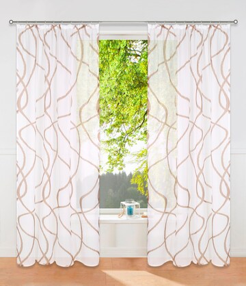 MY HOME Curtains & Drapes in White: front