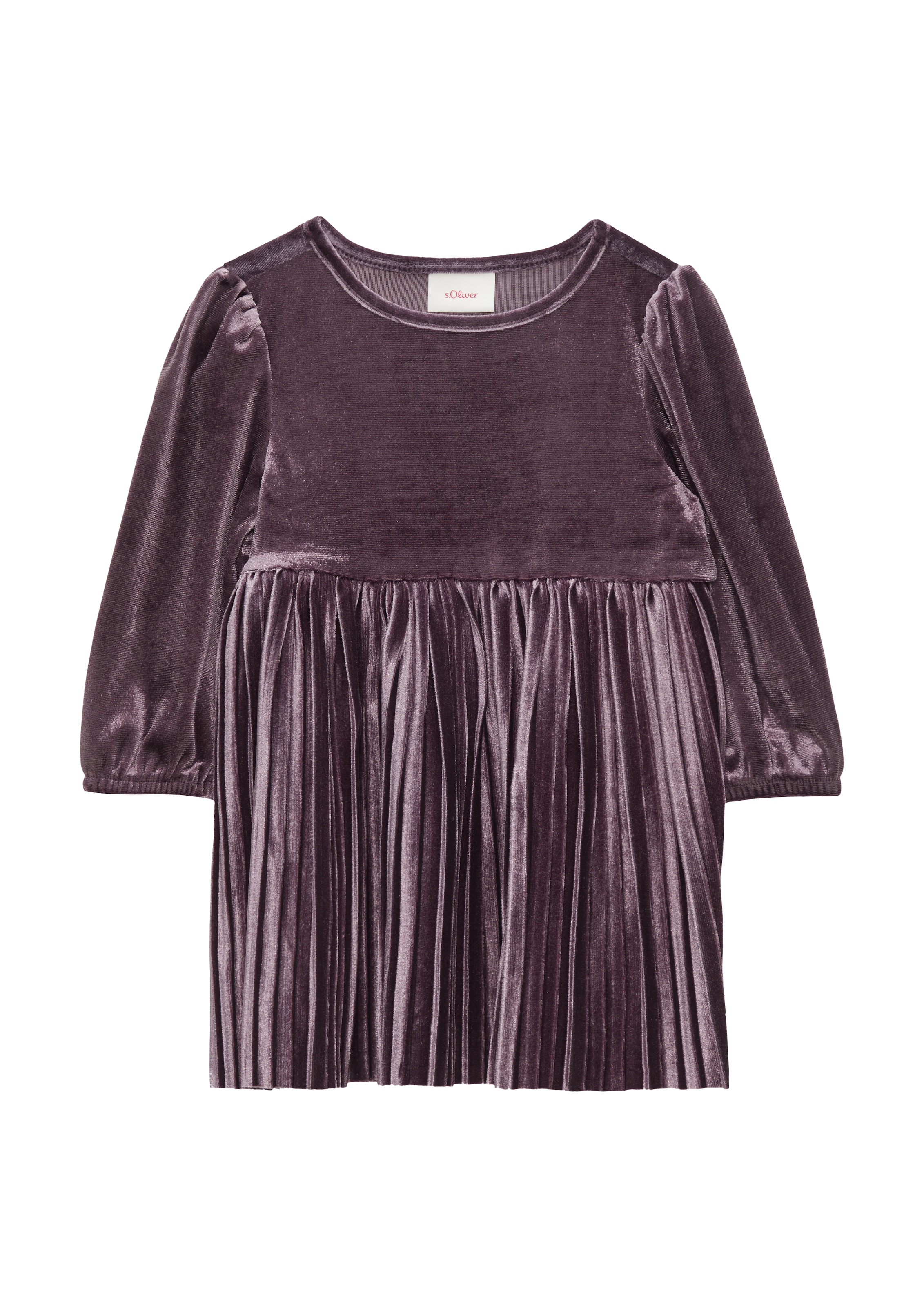 s.Oliver Kleid in Lila: Vorderseite