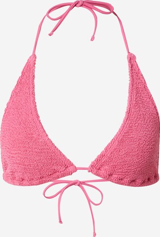 Triangolo Top per bikini 'Leyla' di RÆRE by Lorena Rae in rosa: frontale