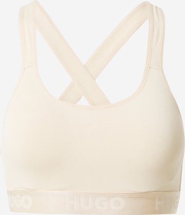 Soutien-gorge HUGO Red en beige : devant