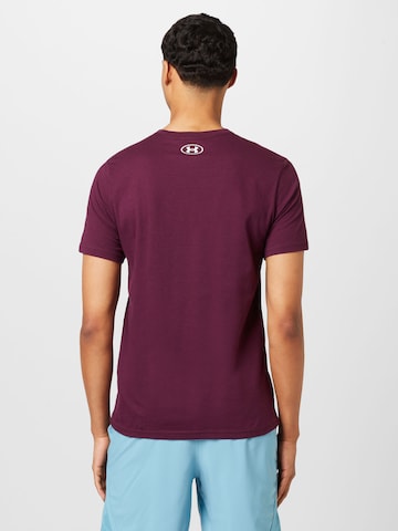 UNDER ARMOUR Funkční tričko 'Foundation' – fialová