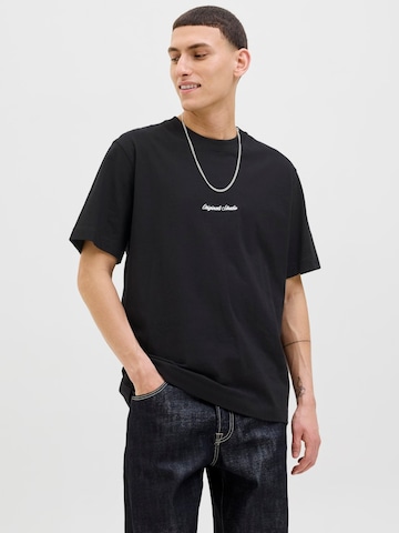 JACK & JONES Футболка 'JORNORREBRO' в Черный: спереди