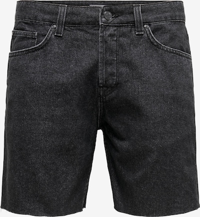 Only & Sons Jeans 'Avi' i svart denim, Produktvisning