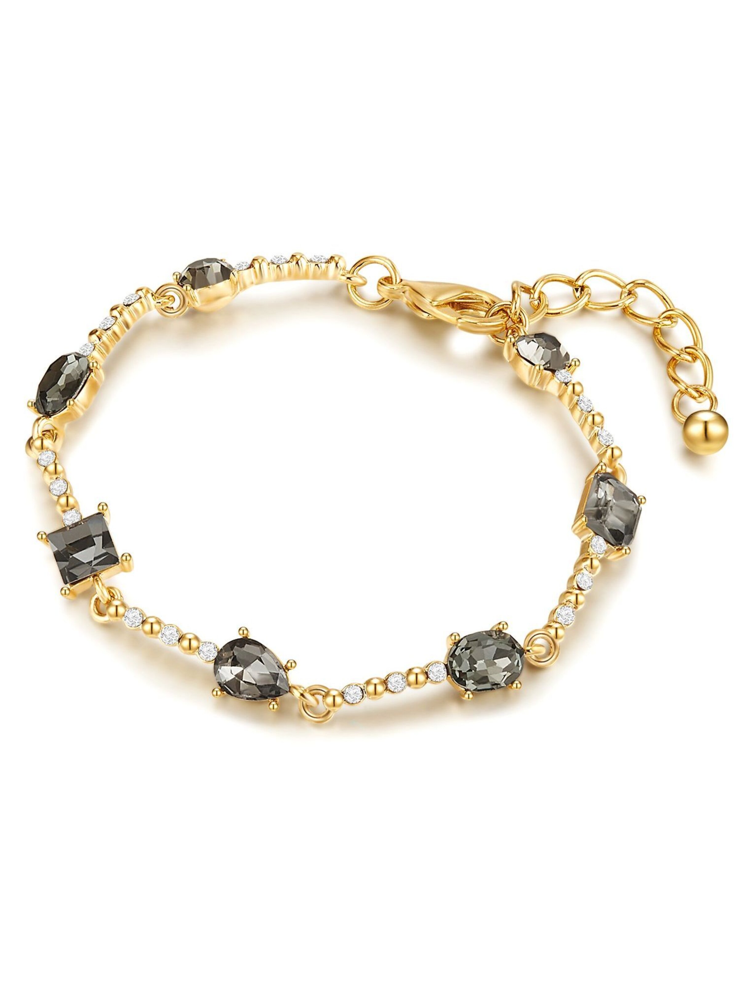 Bracelet Lulu & Jane en or : devant