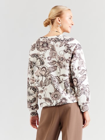 Sweat-shirt monari en blanc