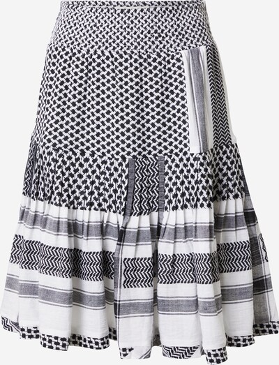 Cecilie Copenhagen Falda 'Aftergold' en negro / blanco, Vista del producto