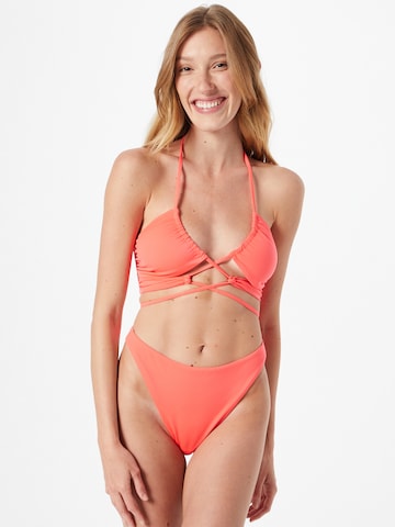 Hunkemöller Trójkąt Góra bikini 'Juicy' w kolorze czerwony