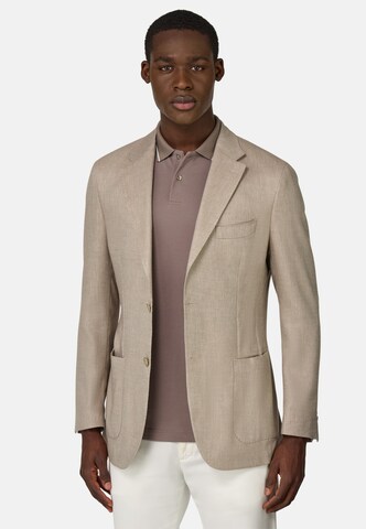 Boggi Milano Regular fit Colbert in Bruin: voorkant