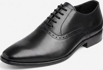 ABOUT YOU Schnürschuh 'Niklas' in Schwarz: Vorderseite