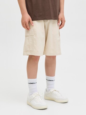 Jack & Jones Junior Loosefit Broek in Grijs: voorkant