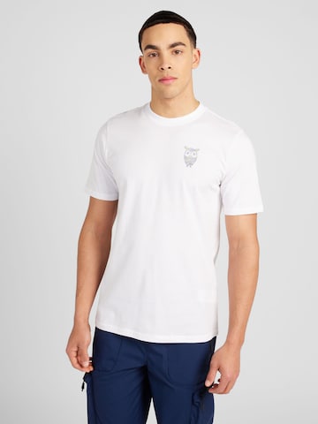KnowledgeCotton Apparel T-shirt i vit: framsida