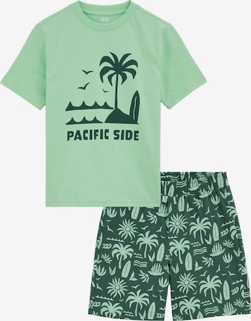 WE Fashion Yöpuku värissä vihreä: etupuoli