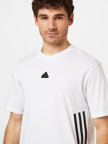 Tricou funcțional 'Future Icons 3-Stripes' de la ADIDAS SPORTSWEAR pe alb