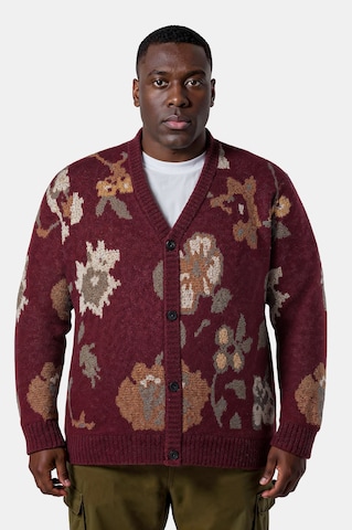 STHUGE Gebreid vest in Rood: voorkant