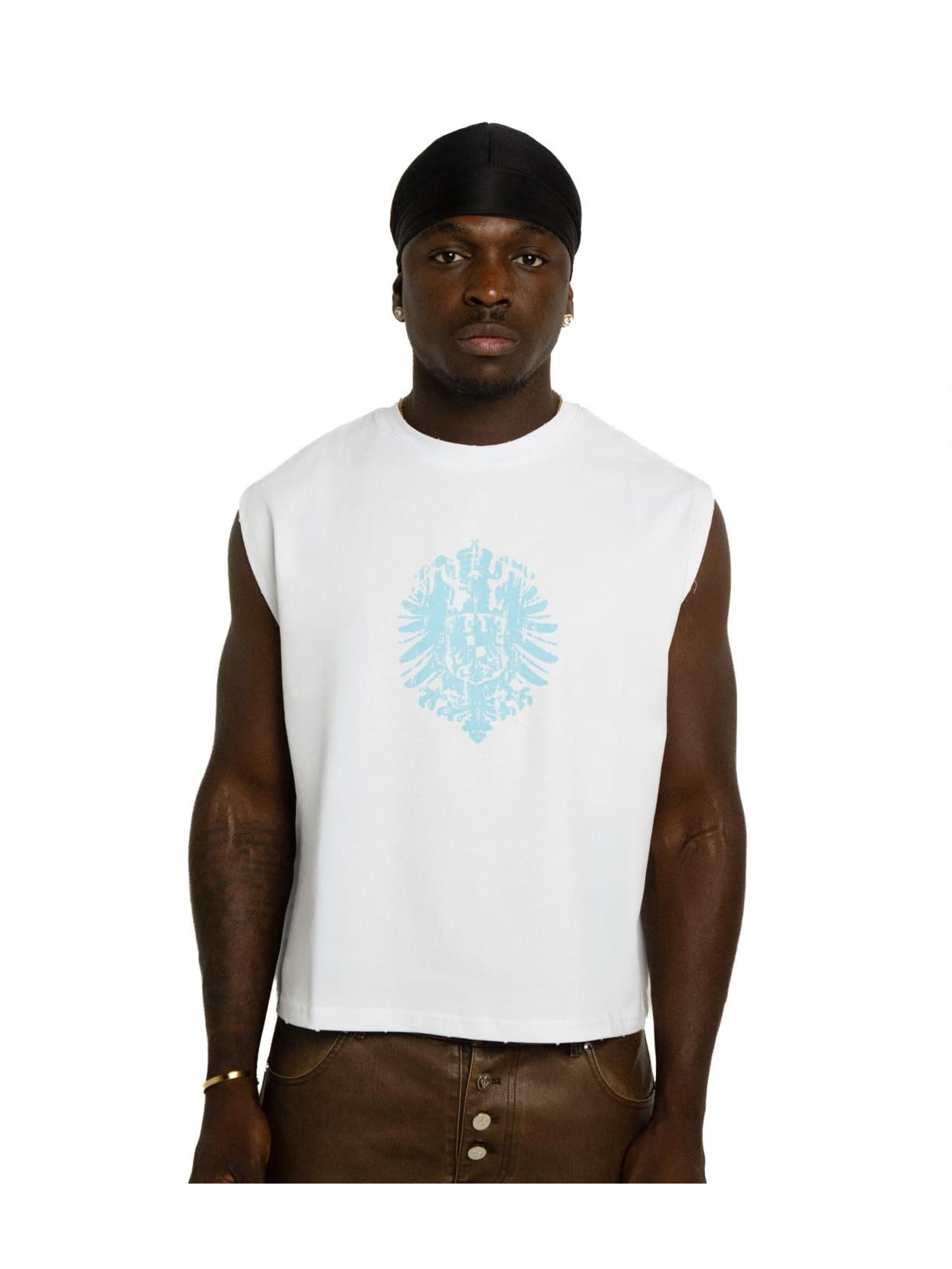 Vemue Shirt 'Eagle Sleeveless Tee White'‌‌‌‌‌‌‌‌ in Weiß