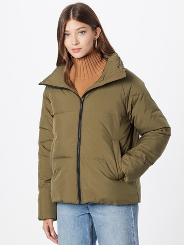 SELECTED FEMME Winter Jacket 'DAISY' in Green: front