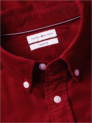 TOMMY HILFIGER Regular fit Overhemd in Rood