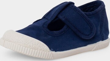 Pisamonas First-Step Shoes in Blue: front