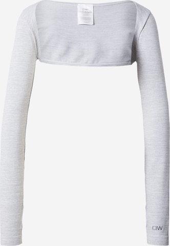 ICANIWILL Λειτουργικό μπλουζάκι σε γκρι: μπροστά