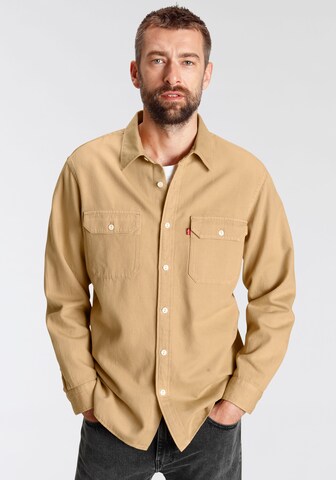 LEVI'S ® Comfort Fit Hemd 'Jackson Worker' in Beige: Vorderseite