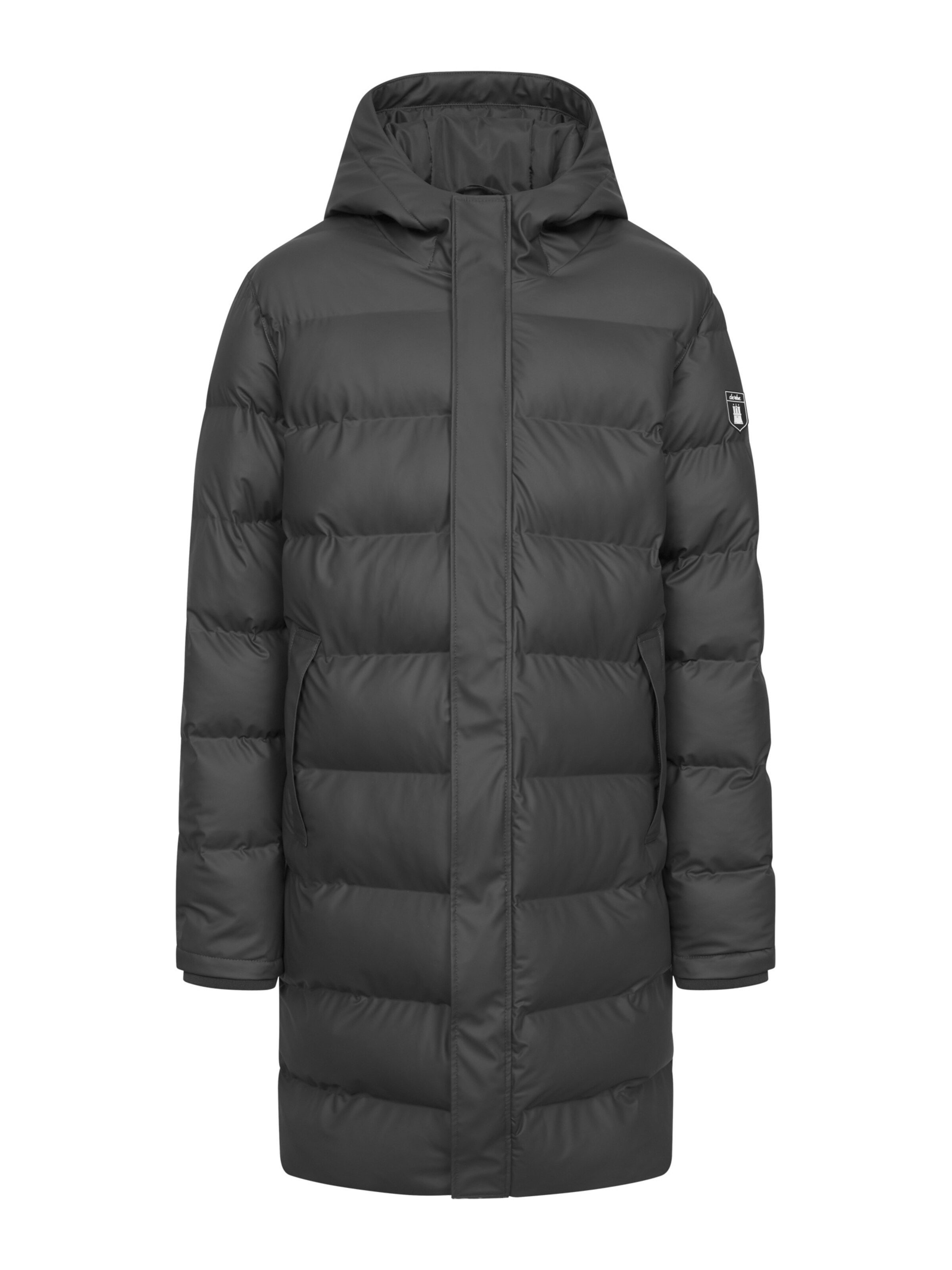 Derbe Winter Jacket 'Interholm' in Black: front