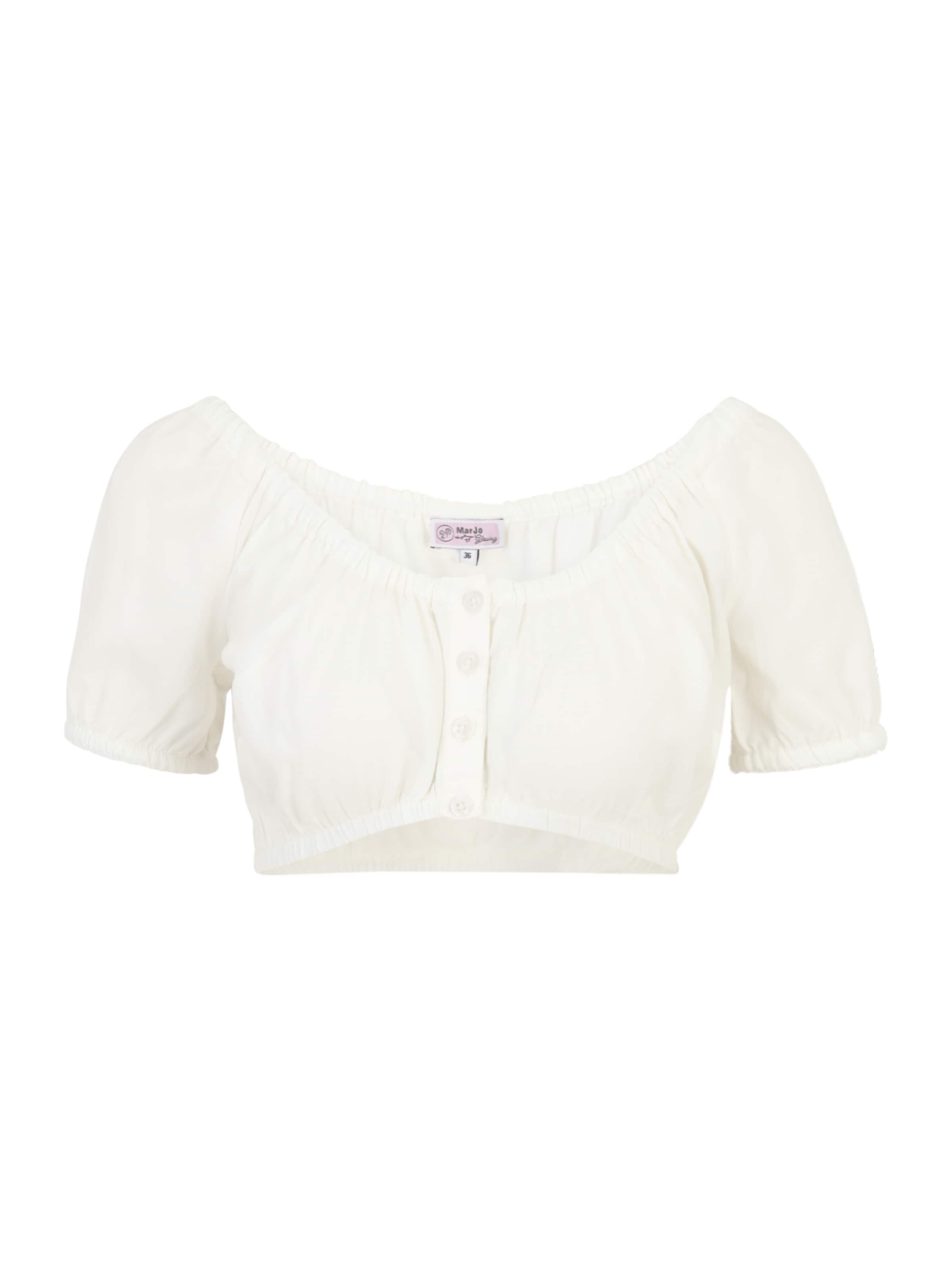 MARJO Blúz 'GL-9-Leidersbach' - fehér: elől