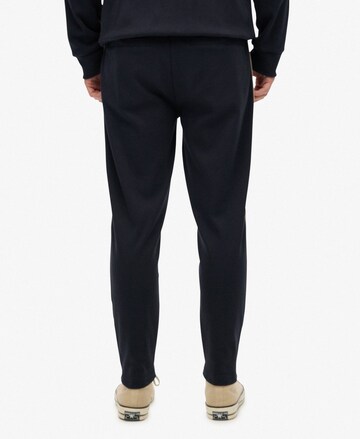 Superdry Tapered Broek in Blauw