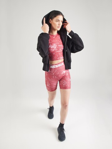 NEBBIA Спортивный топ 'ROUGH GIRL' в Красный