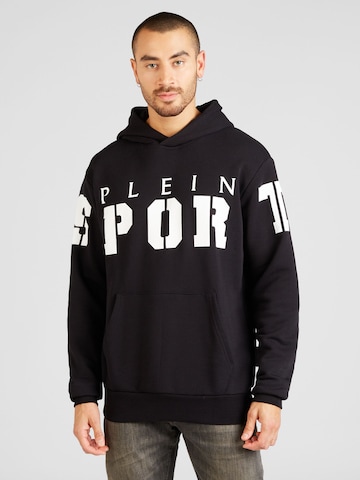 Felpa di Plein Sport in nero: frontale