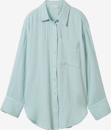 TOM TAILOR Blouse in Groen: voorkant