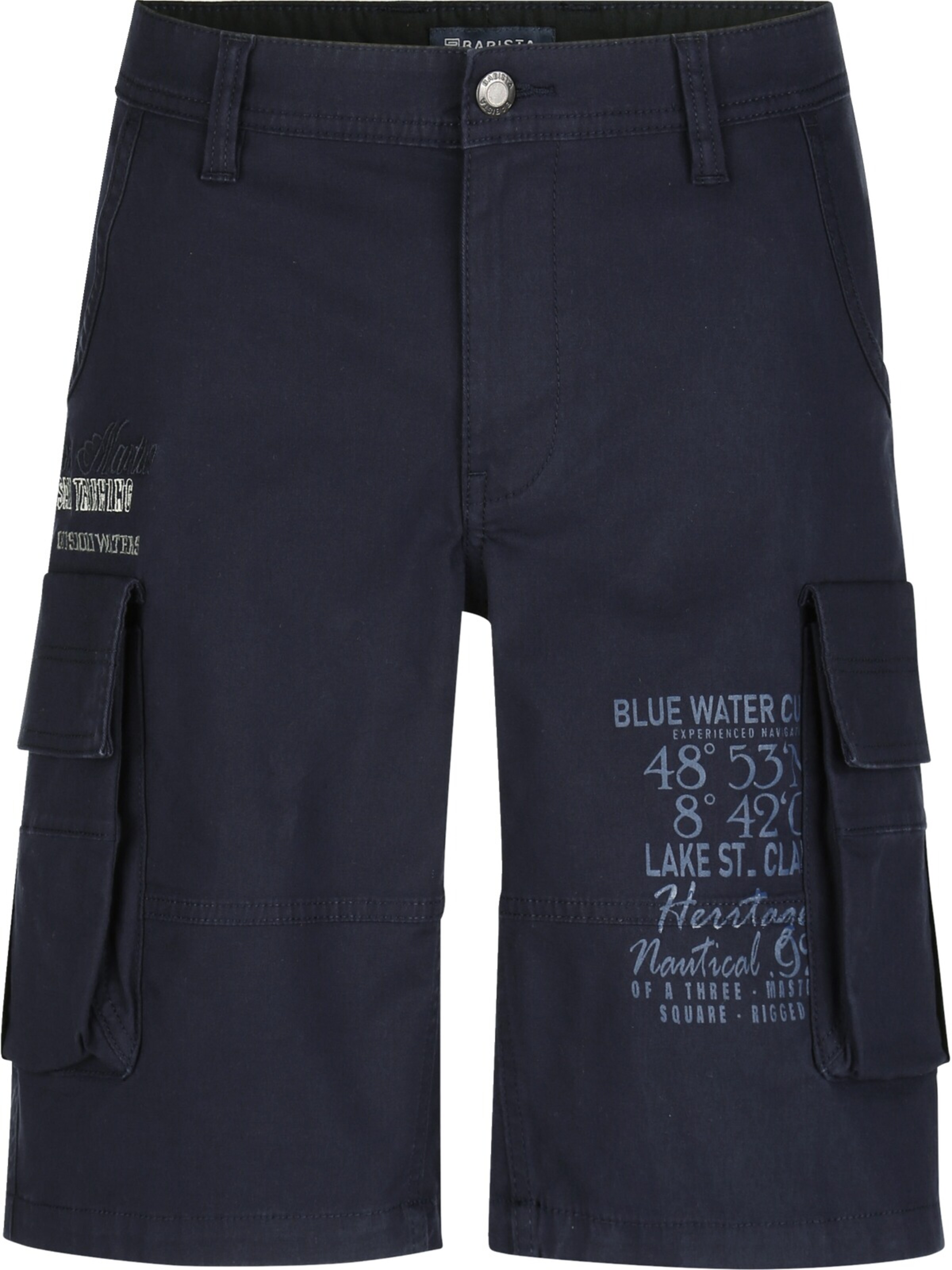 BABISTA Pants ' Raviano ' in Blue: front