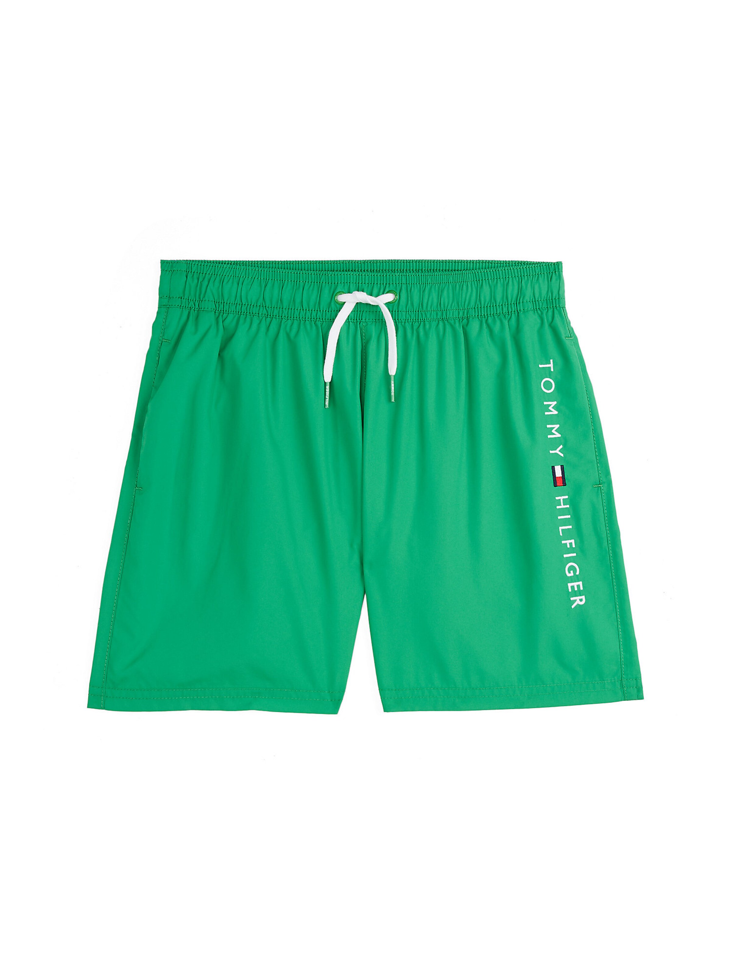 Shorts de bain Tommy Hilfiger Underwear en vert : devant
