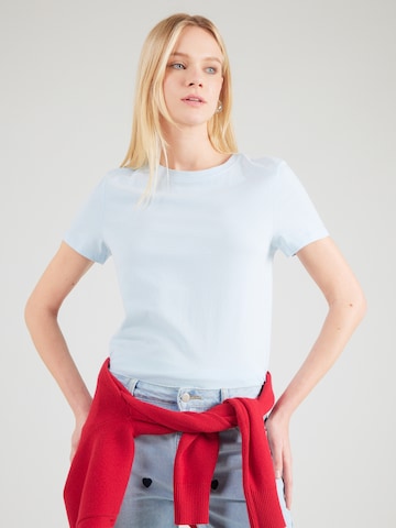 QS Shirt in Blauw: voorkant