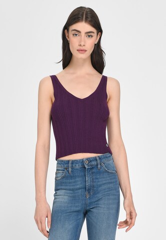 Laura Biagiotti Roma Top in Purple: front